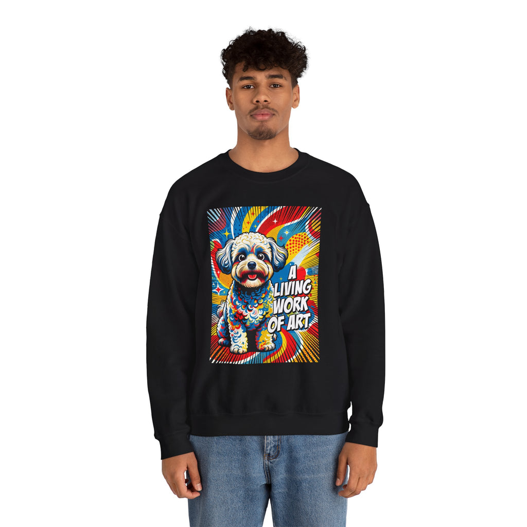 Shih-Poo Sweatshirt | Living Work of Art Collection | Pop Art