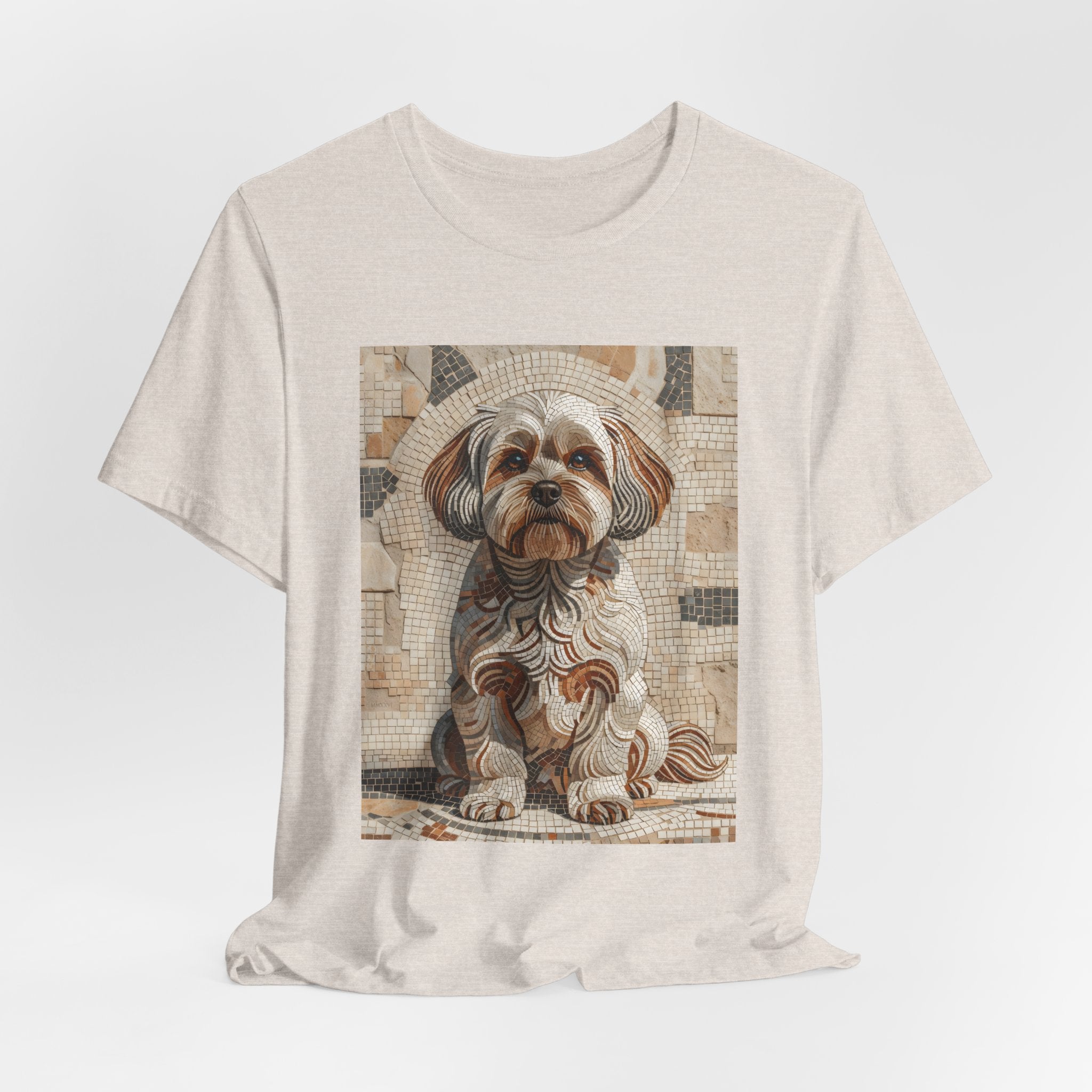 Shih-Poo T Shirt | Living Work of Art Collection | Mosaic Style