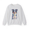 Australian Shepherd Sweatshirt | Living Work of Art Collection | Pointillism Style