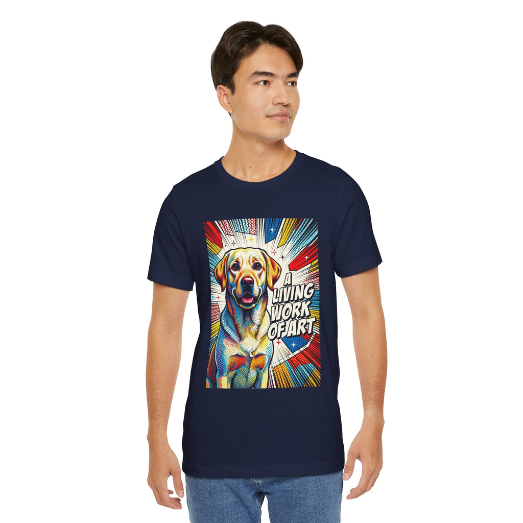 Labrador Retriever T Shirt | A Living Work of Art Collection | Pop Art