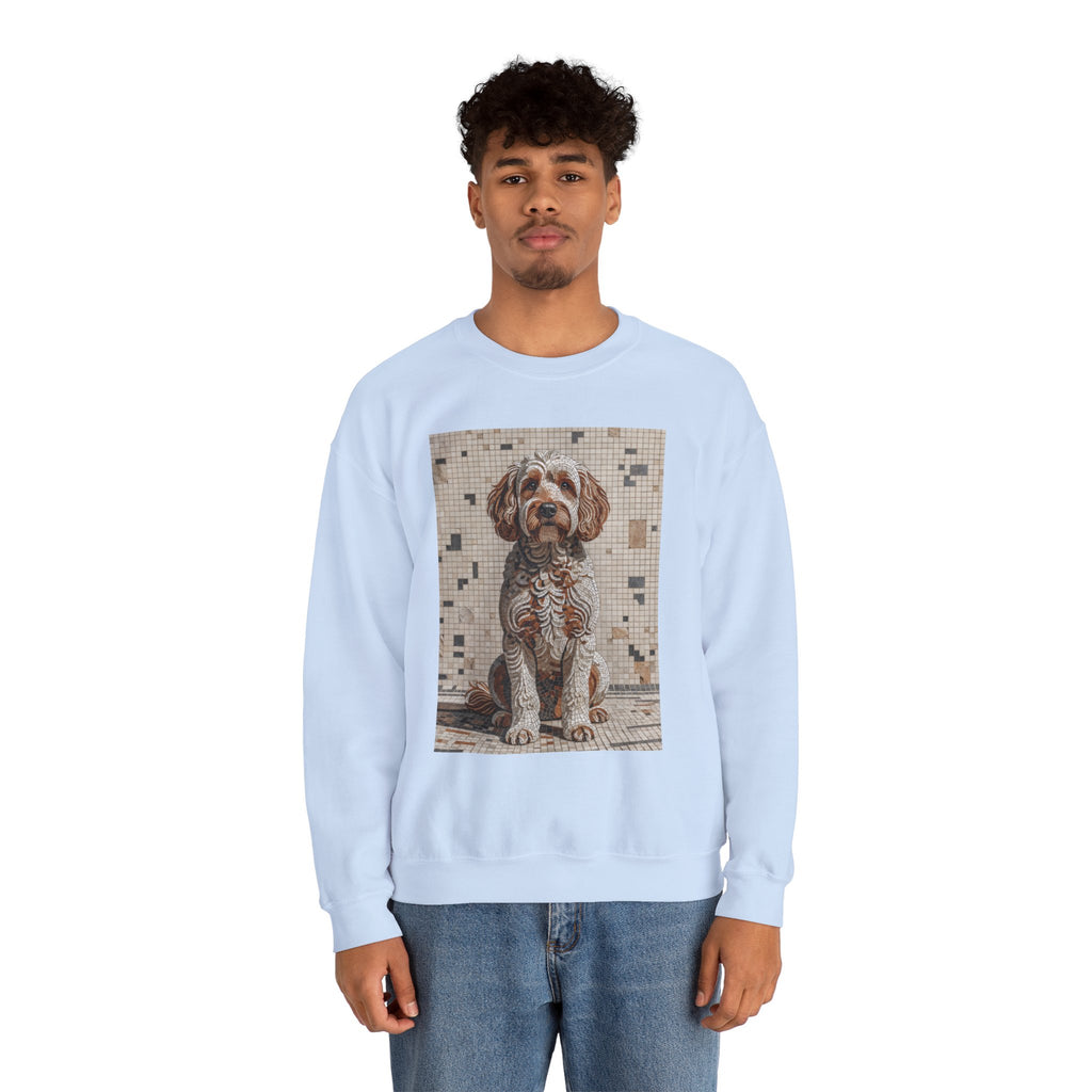 Schnoodle Sweatshirt | Living Work of Art Collection | Mosaic Style