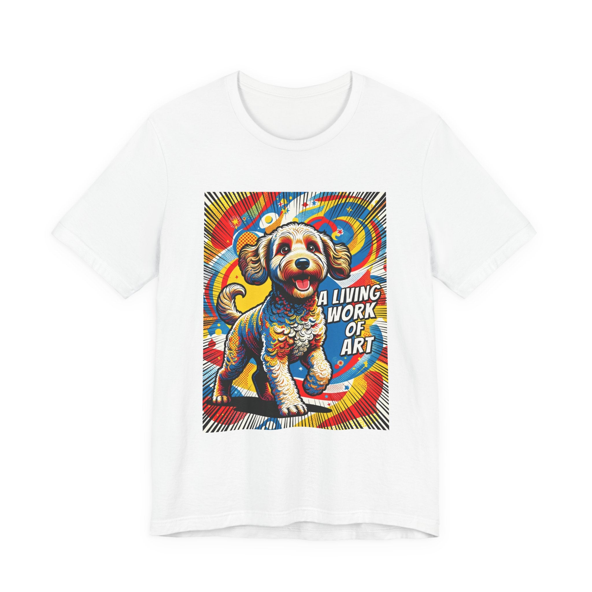 Labradoodle T Shirt | A Living Work of Art Collection | Pop Art