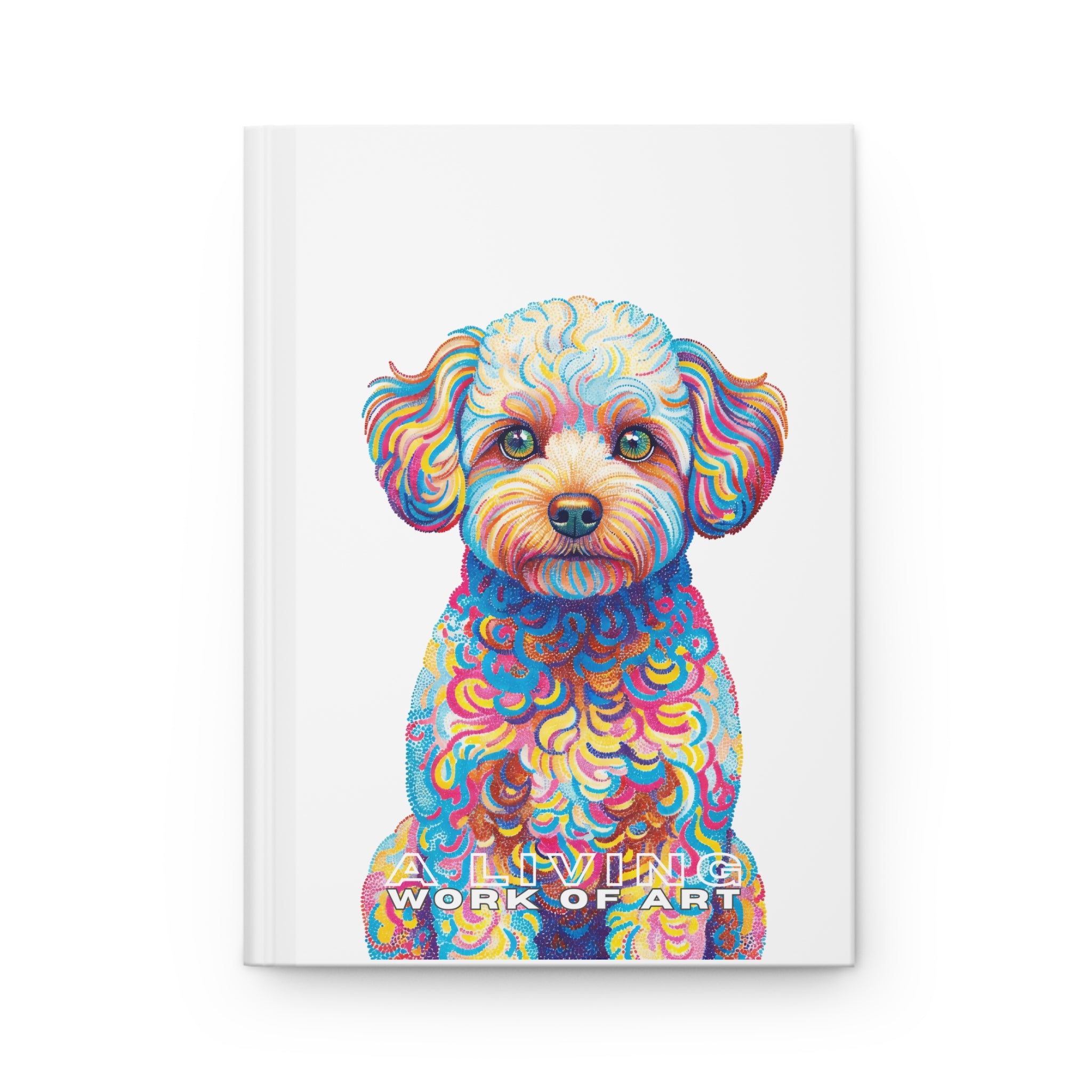 Maltipoo Notebook | Living Work of Art Collection | Pointillism Style