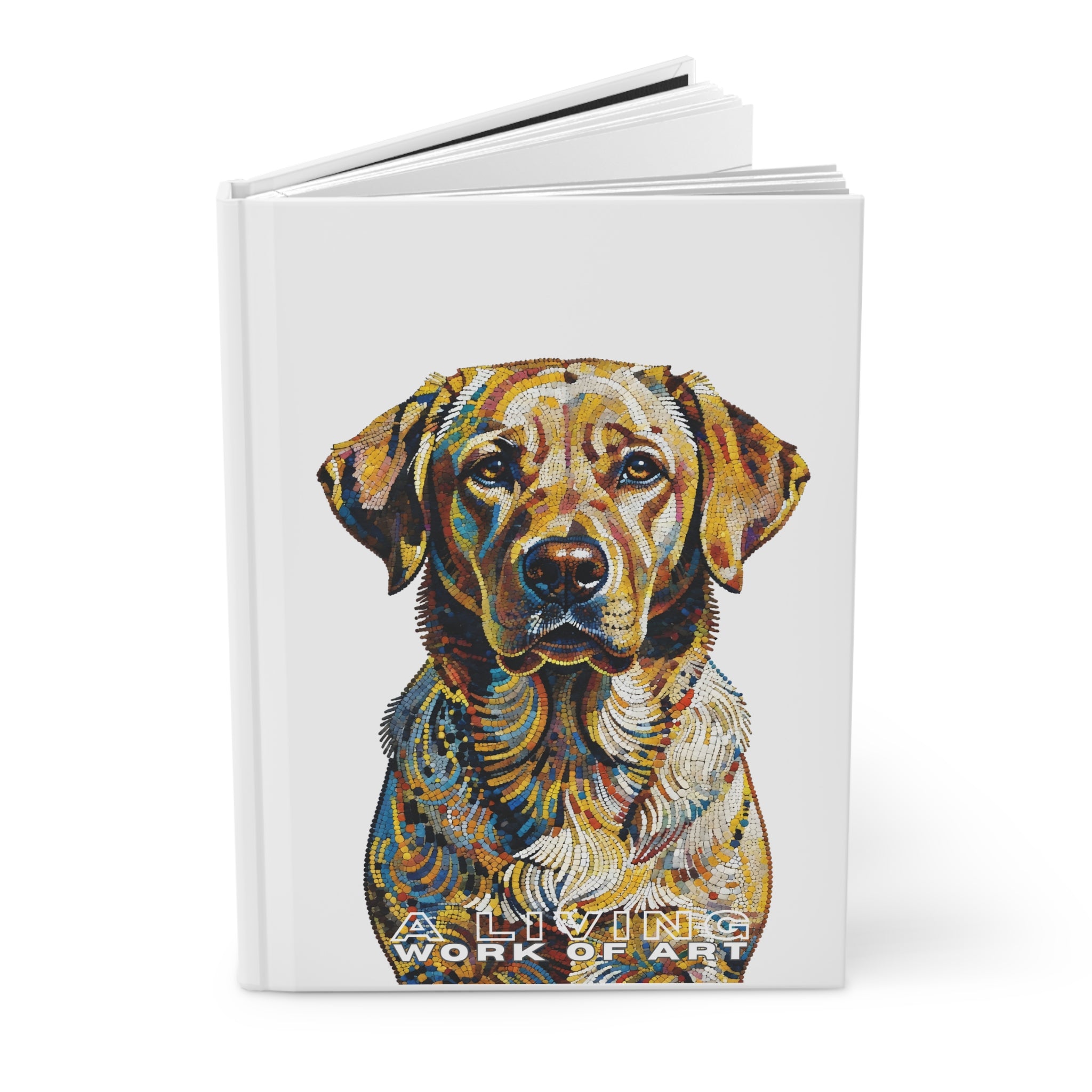 Labrador Retriever Notebook | Living Work of Art Collection | Pointillism Style