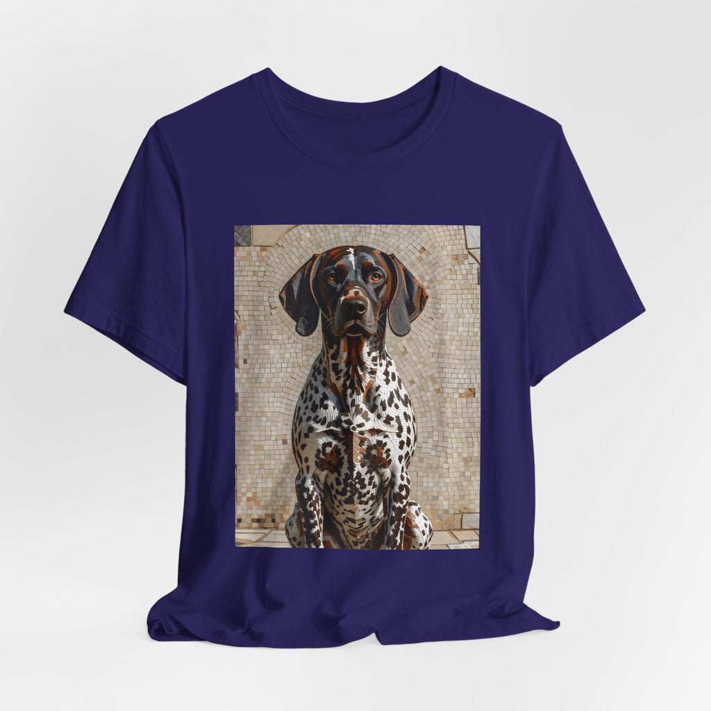 German Shorthaired Pointer T Shirt | Living Work of Art Collection | Mosaic Style