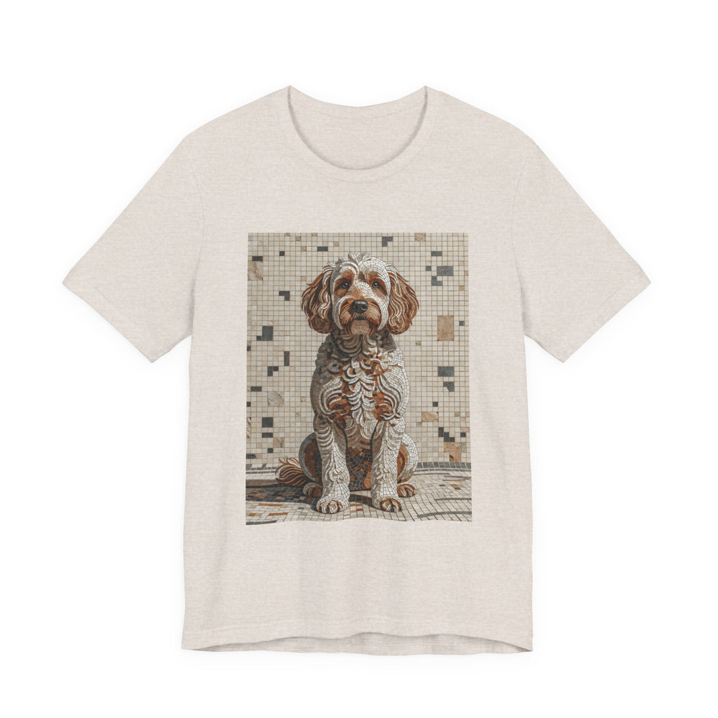 Schnoodle T Shirt | Living Work of Art Collection | Mosaic Style