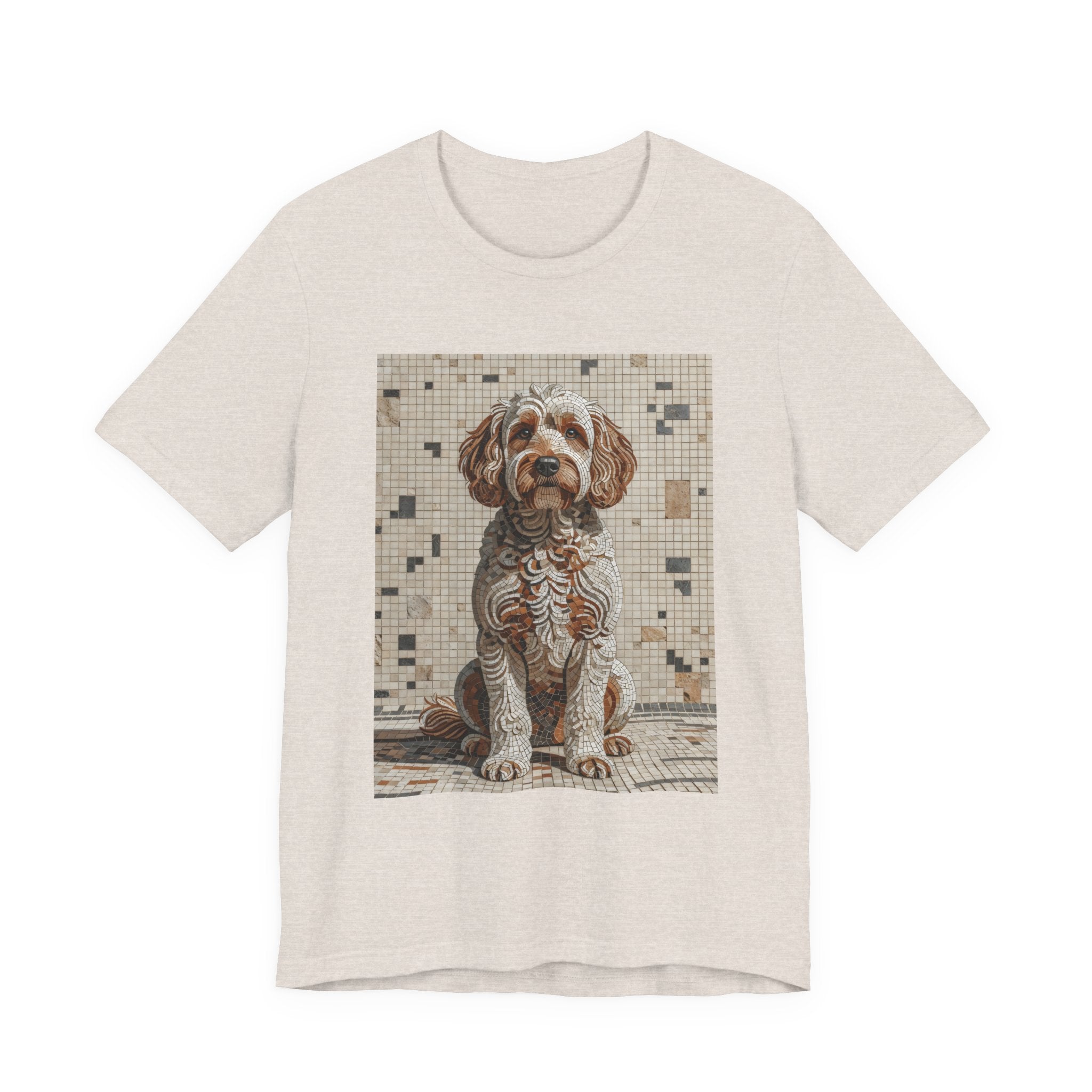 Schnoodle T Shirt | Living Work of Art Collection | Mosaic Style