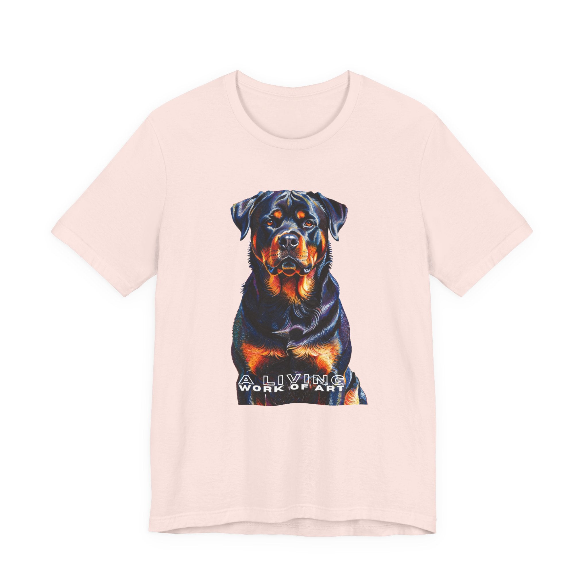 Rottweiler T Shirt | Living Work of Art Collection | Pointillism Style