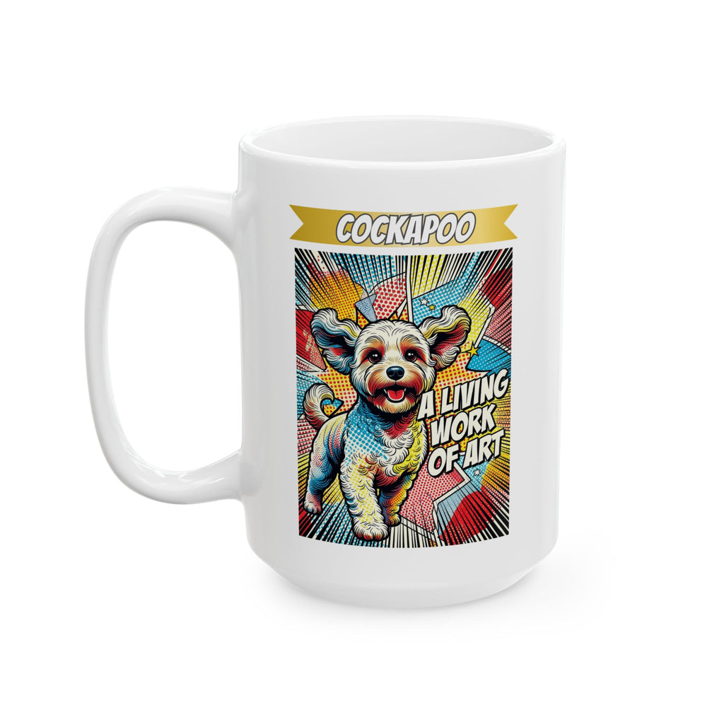 Cockapoo Coffee Mug | Living Work of Art Collection | Pop Art