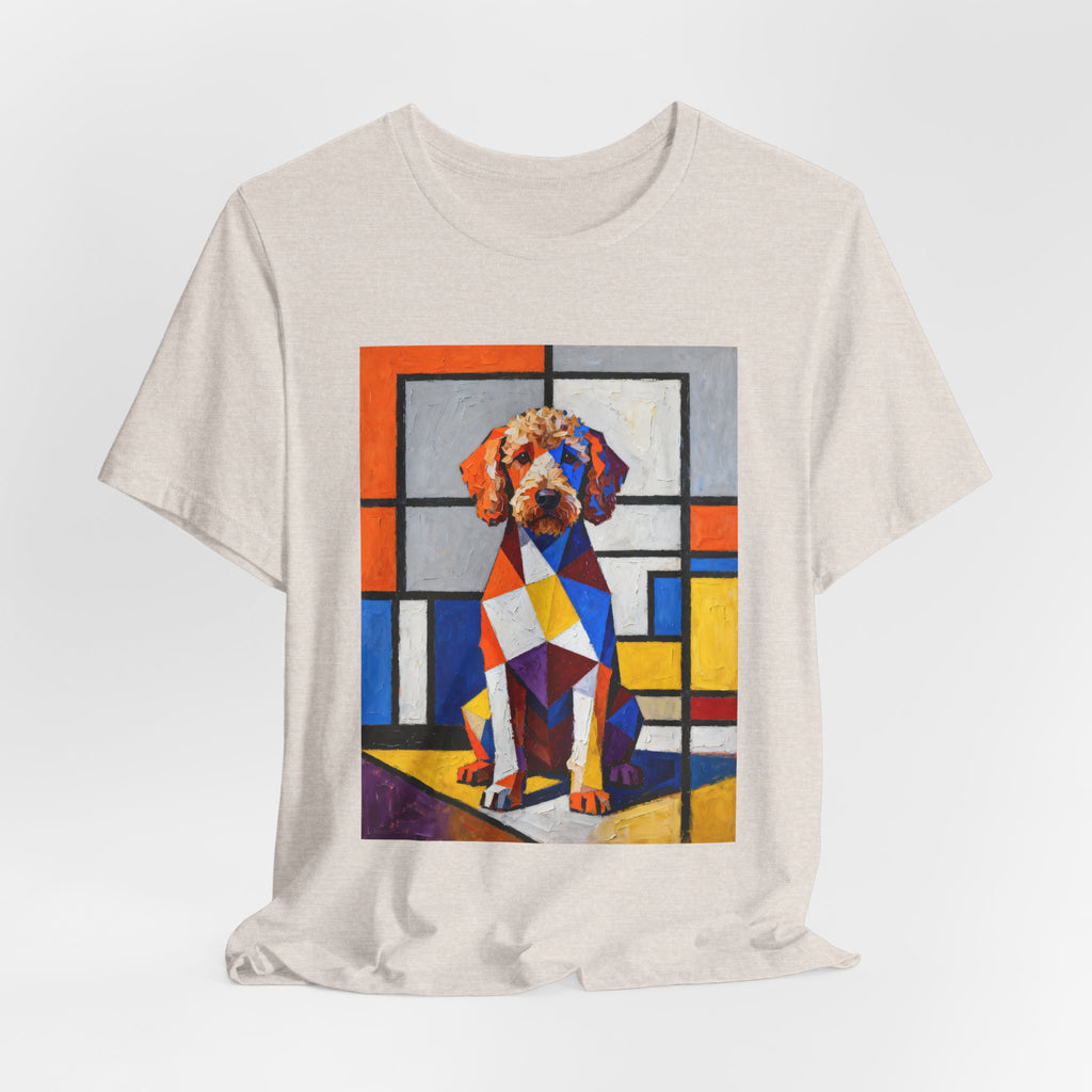 Labradoodle T Shirt | Living Work of Art Collection | Cubist Style