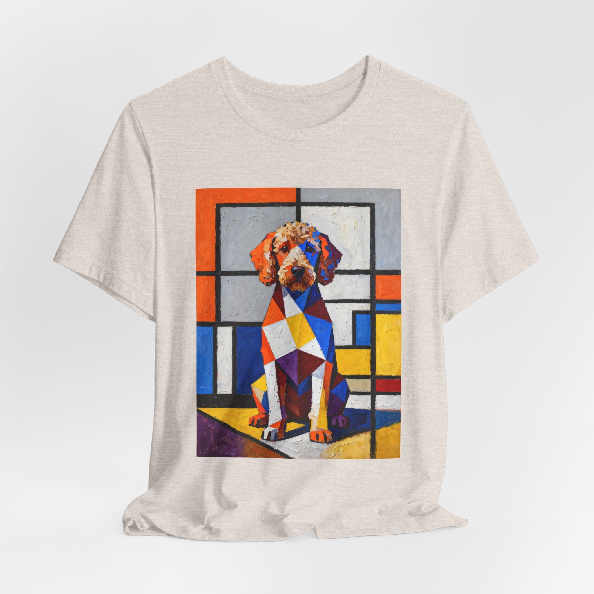 Labradoodle T Shirt | Living Work of Art Collection | Cubist Style