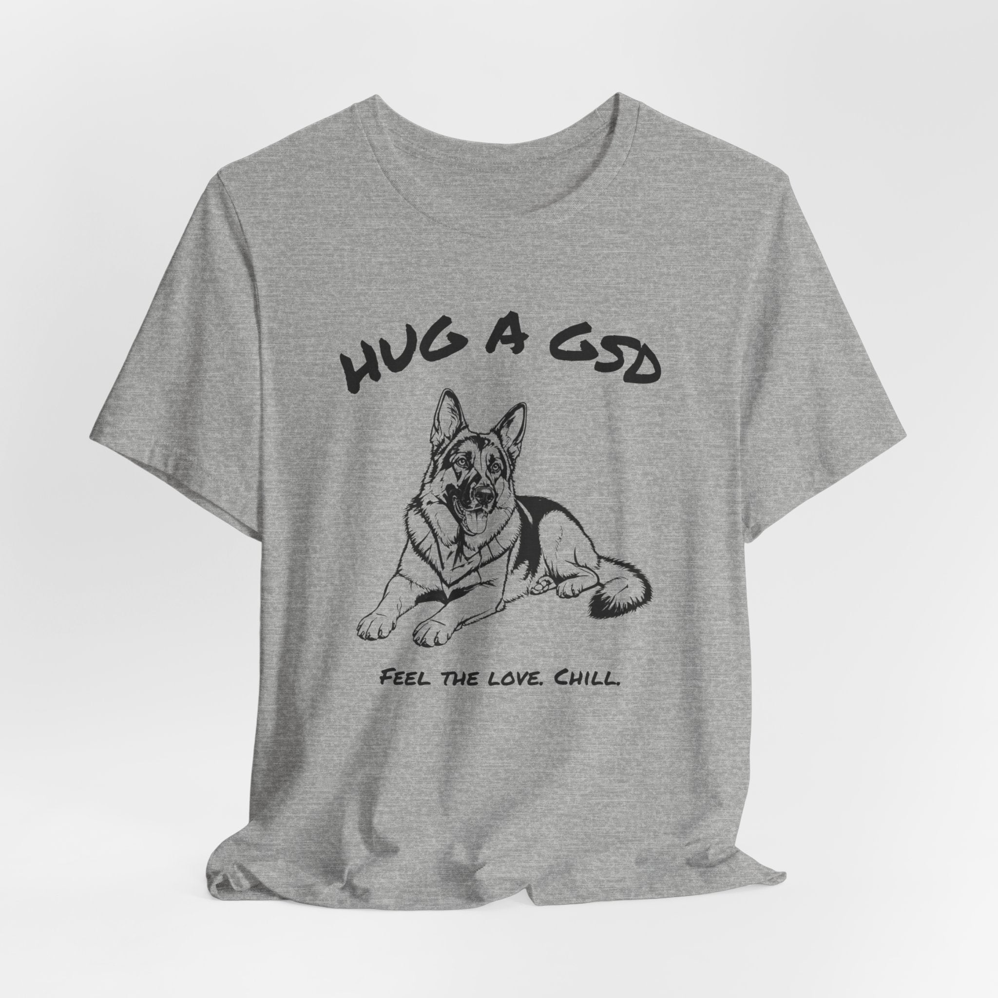 German Shepherd T Shirt | Hug a GSD