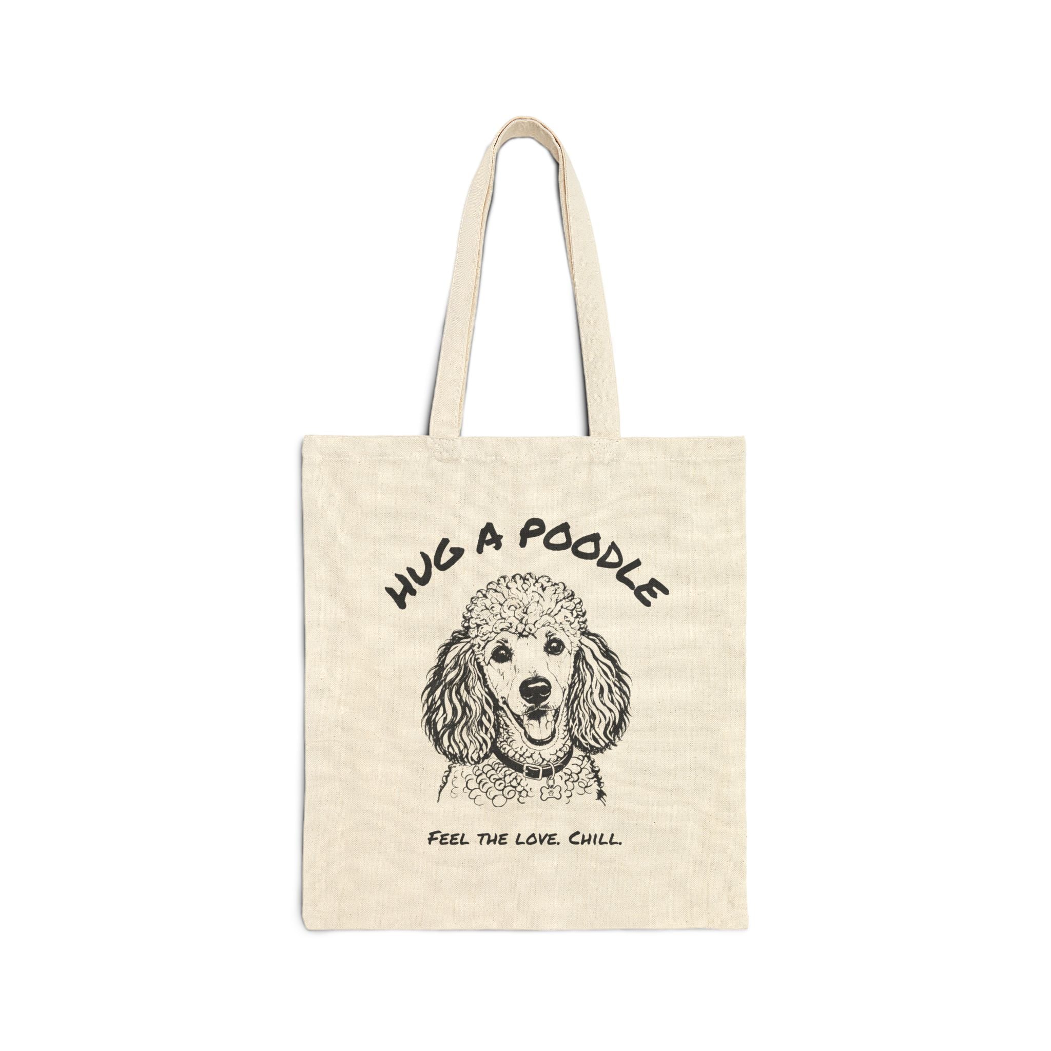 Poodle Tote Bag | Hug a Poodle