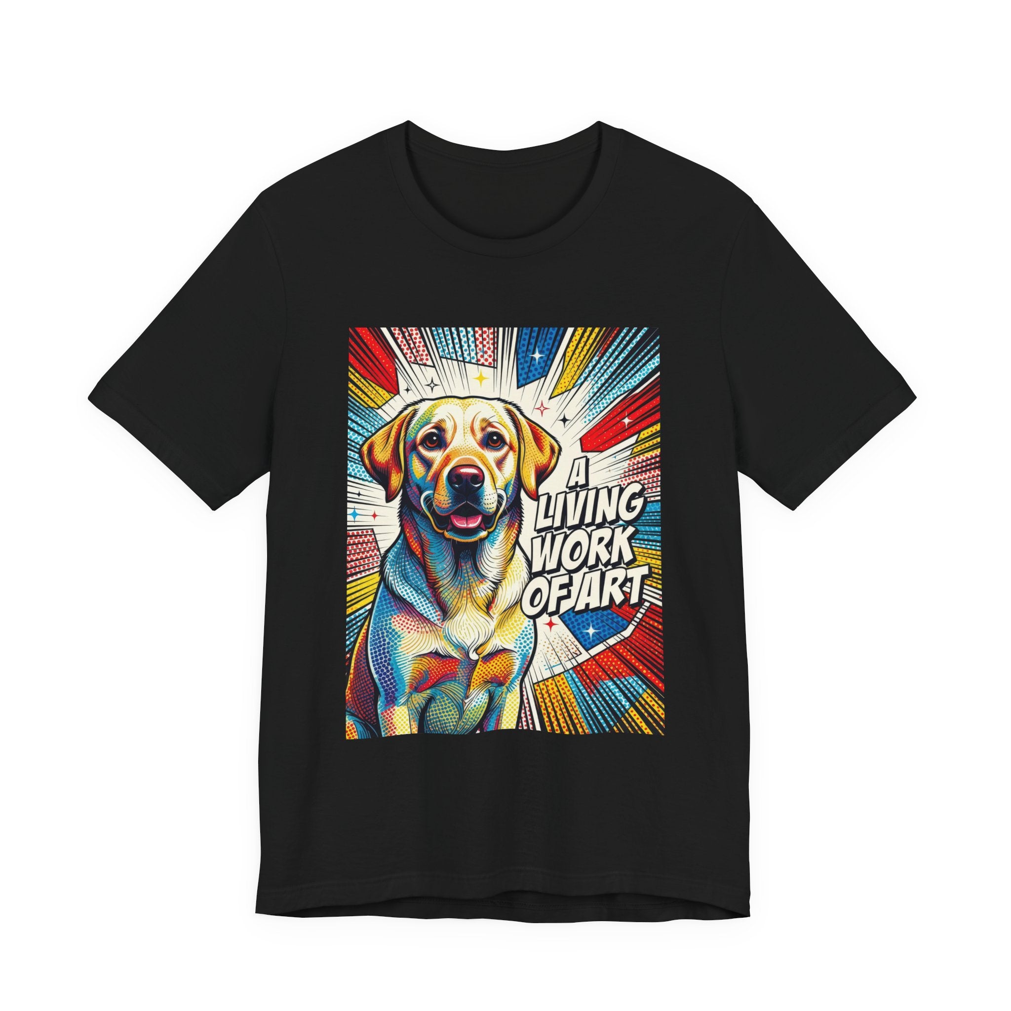 Labrador Retriever T Shirt | A Living Work of Art Collection | Pop Art