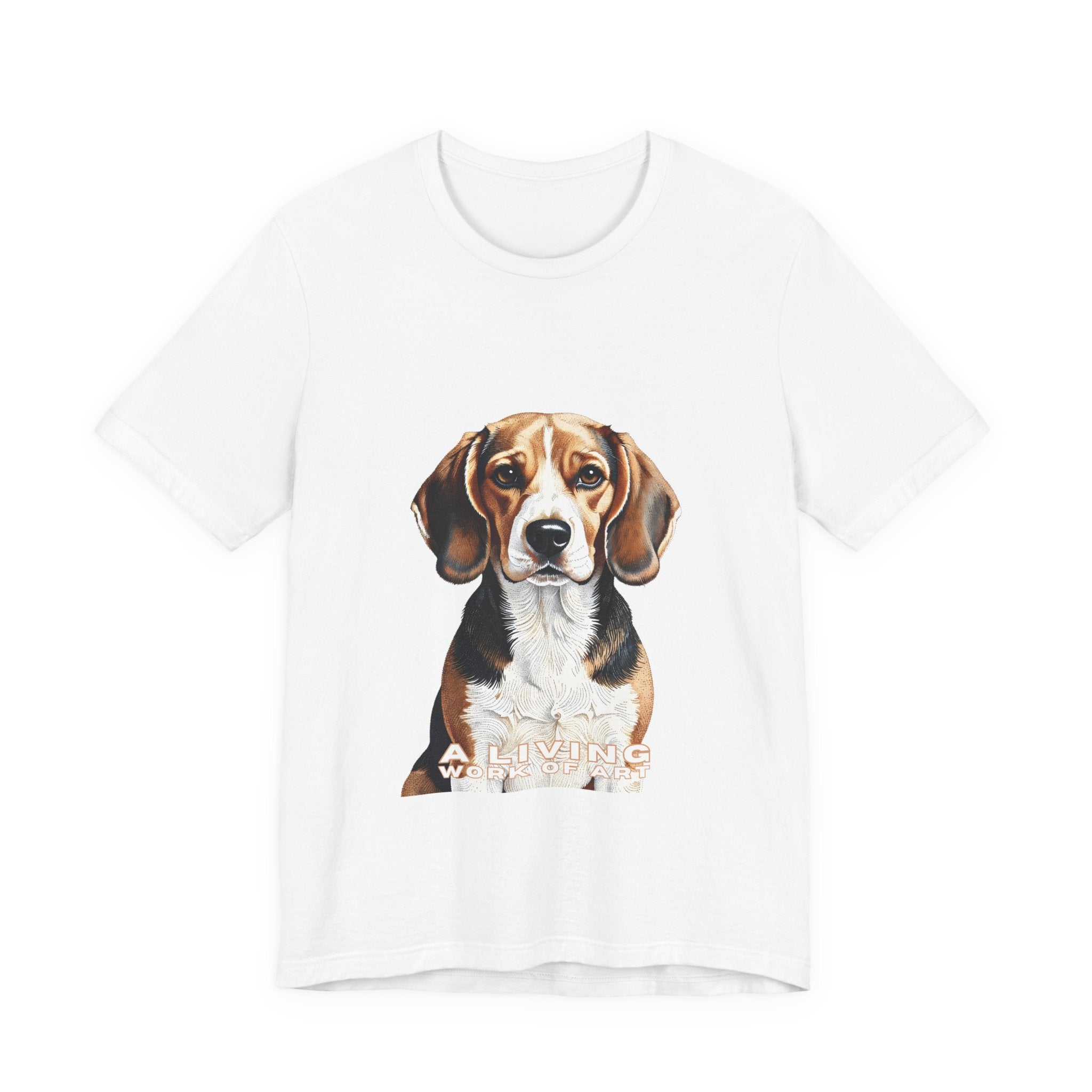 Beagle T Shirt | Living Work of Art Collection | Pointillism Style
