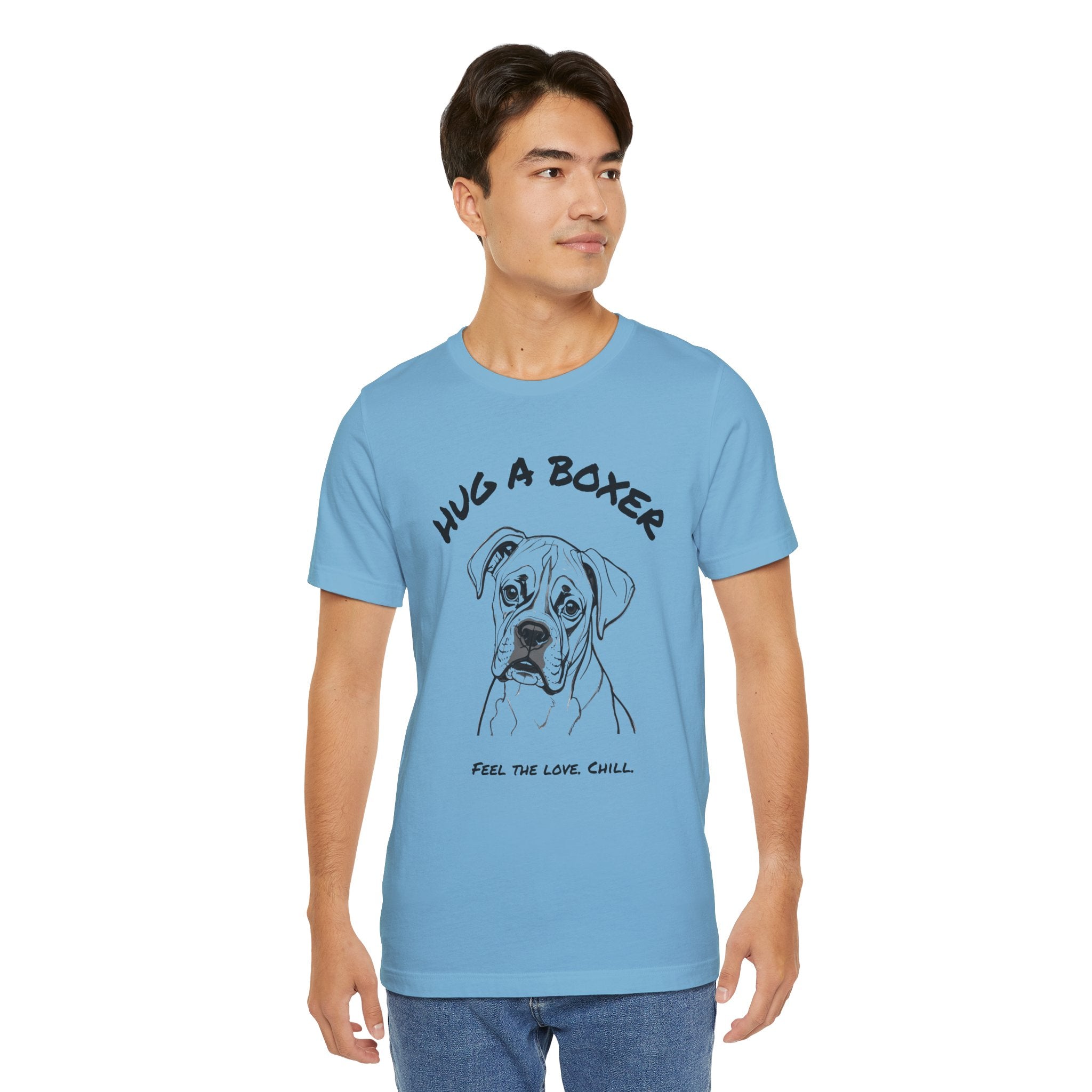Boxer T Shirt | Hug a Boxer