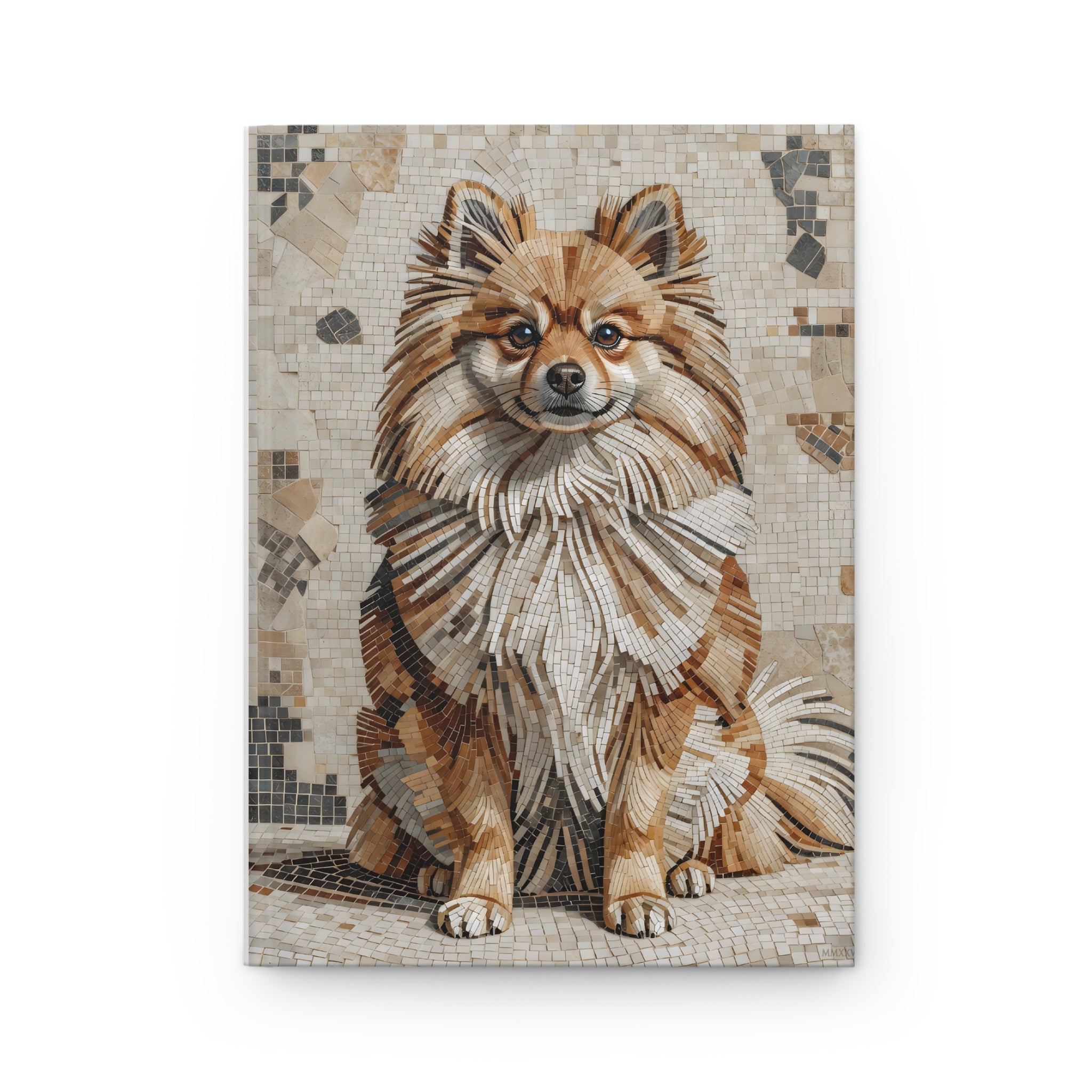 Pomeranian Notebook | Living Work of Art Collection | Mosaic Style
