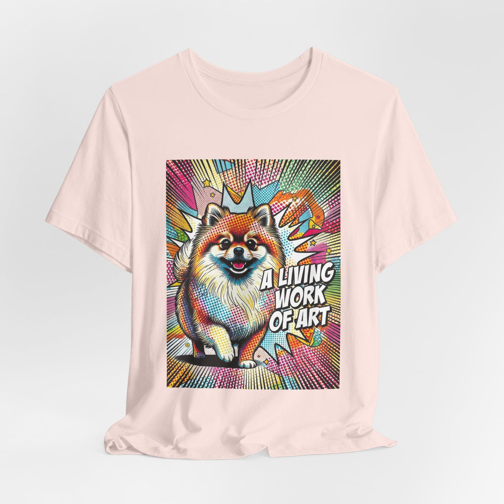 Pomeranien T Shirt | Living Work of Art Collection | Pop Art