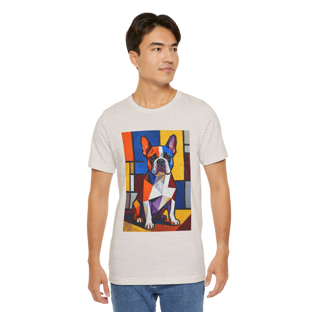 French Bulldog T Shirt | Living Work of Art Collection | Cubist Style
