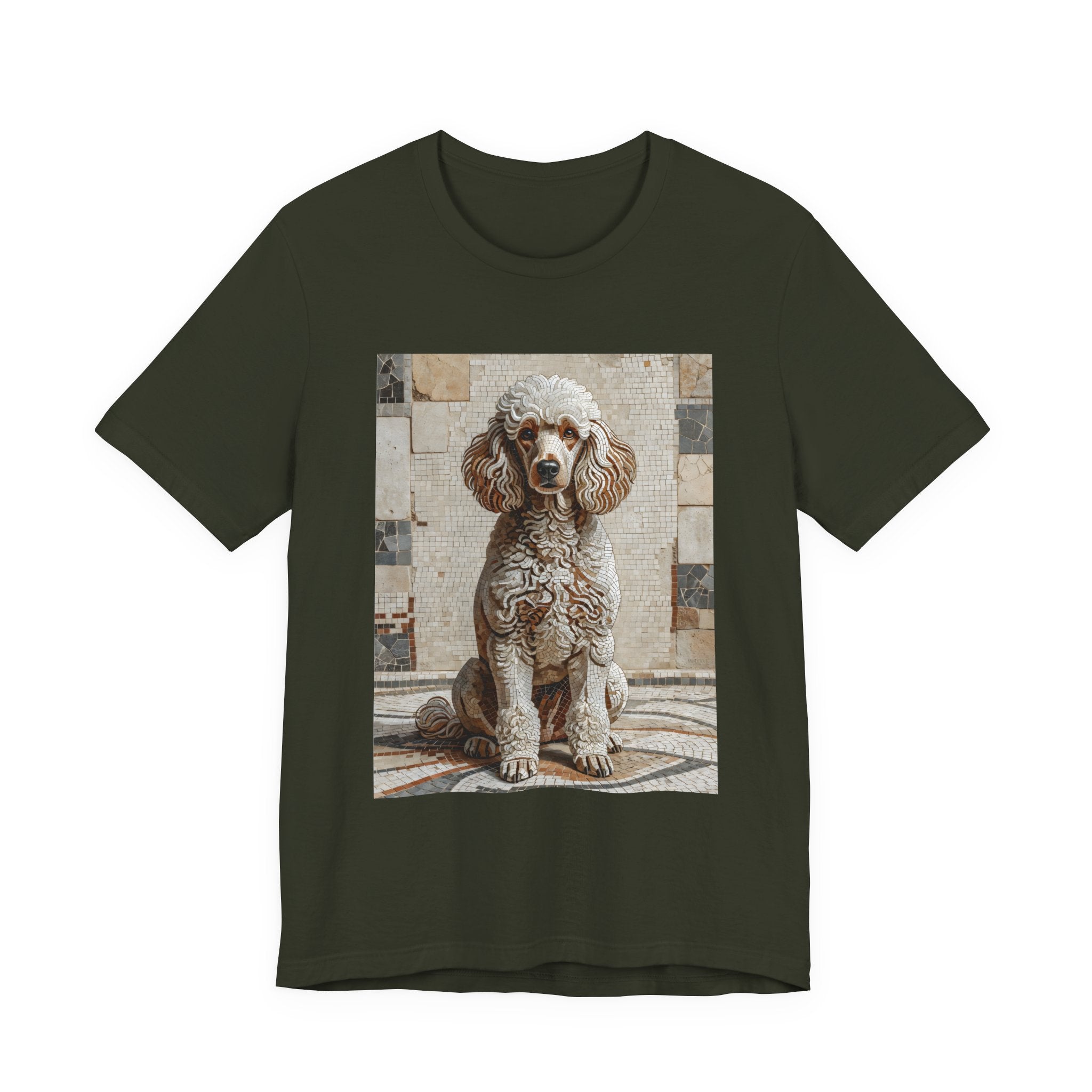 Poodle T Shirt | Living Work of Art Collection | Mosaic Style