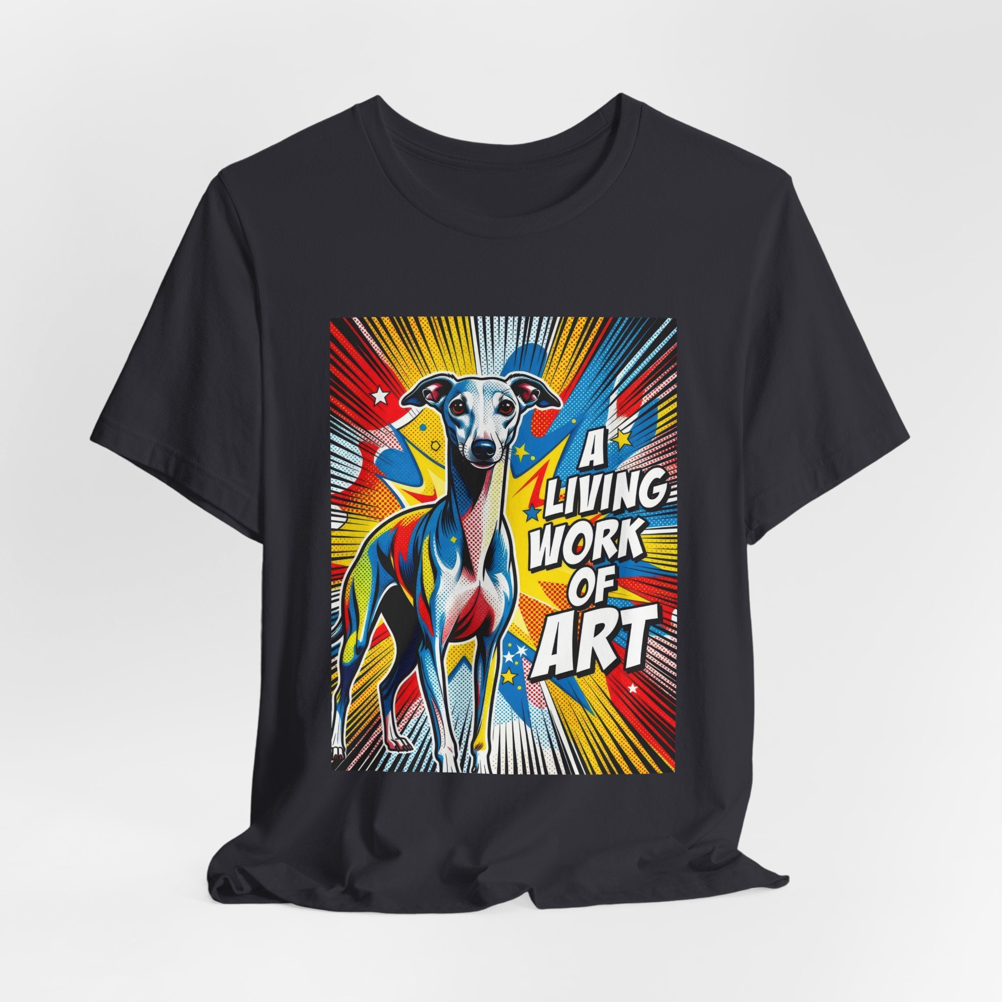 Italian Greyhound T Shirt | Living Work of Art Collection | Pop Art