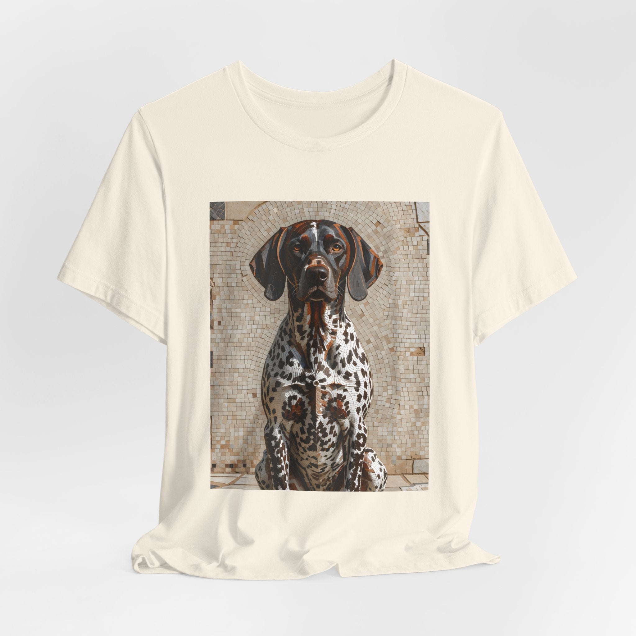 German Shorthaired Pointer T Shirt | Living Work of Art Collection | Mosaic Style