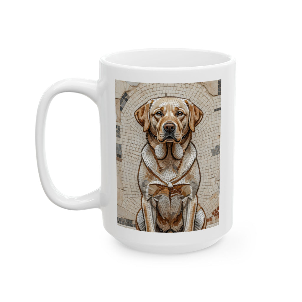 Labrador Retriever Coffee Mug | Living Work of Art Collection | Mosaic Style