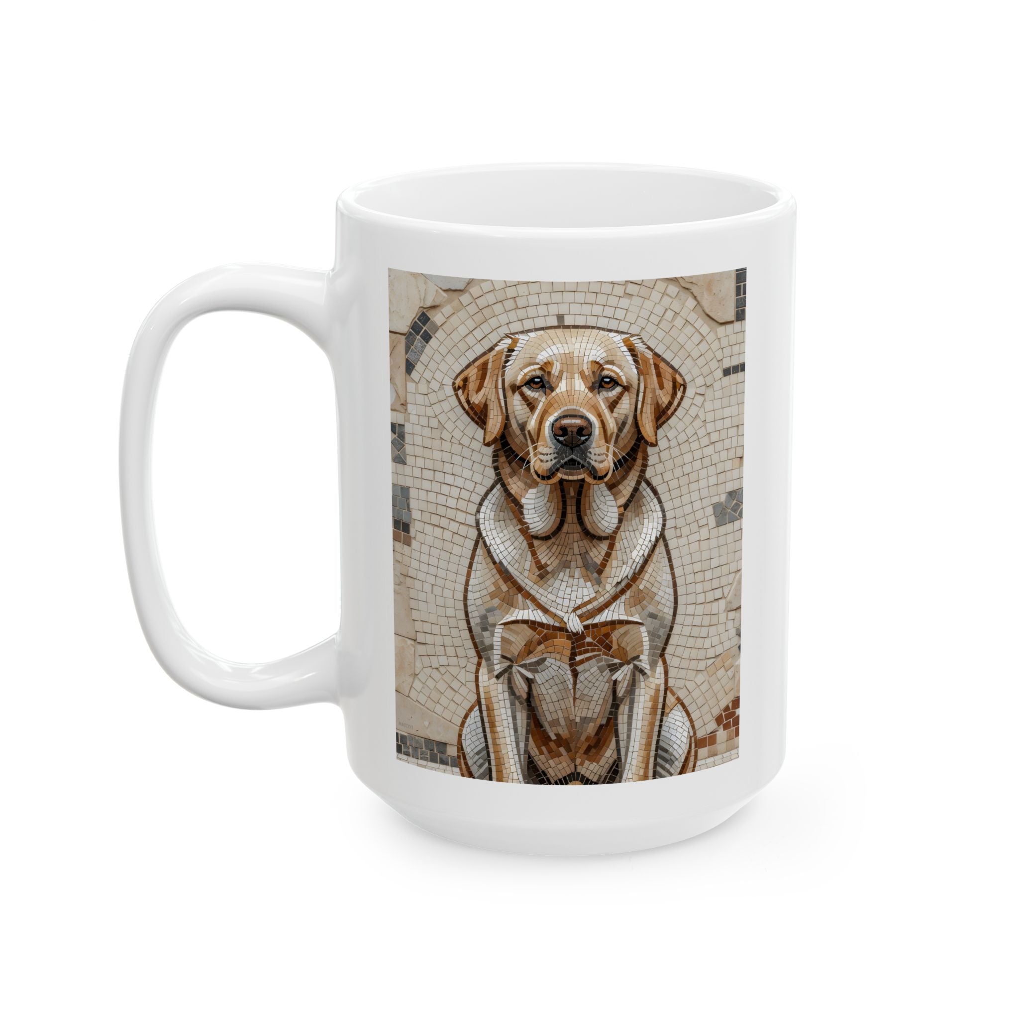 Labrador Retriever Coffee Mug | Living Work of Art Collection | Mosaic Style