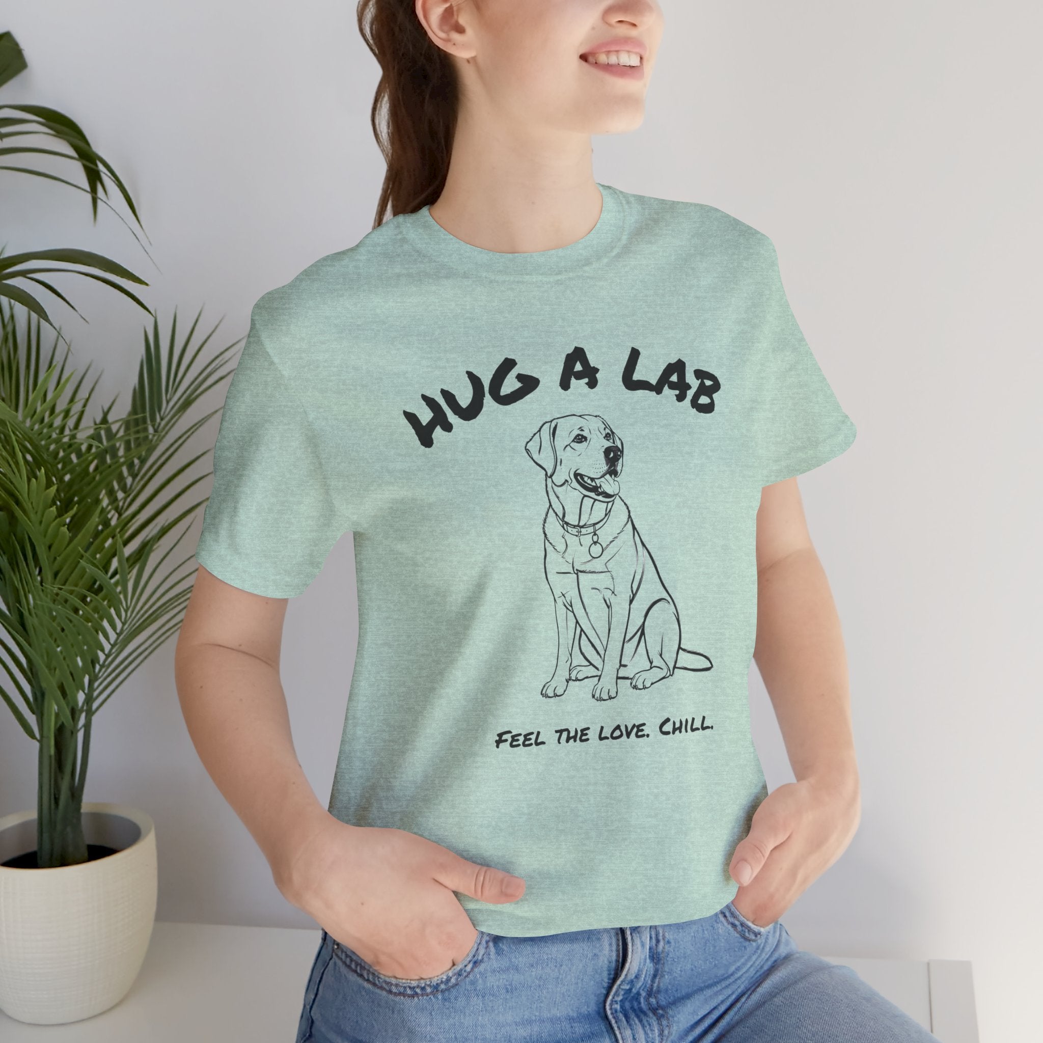 Labrador Retriever T Shirt | Hug a Lab