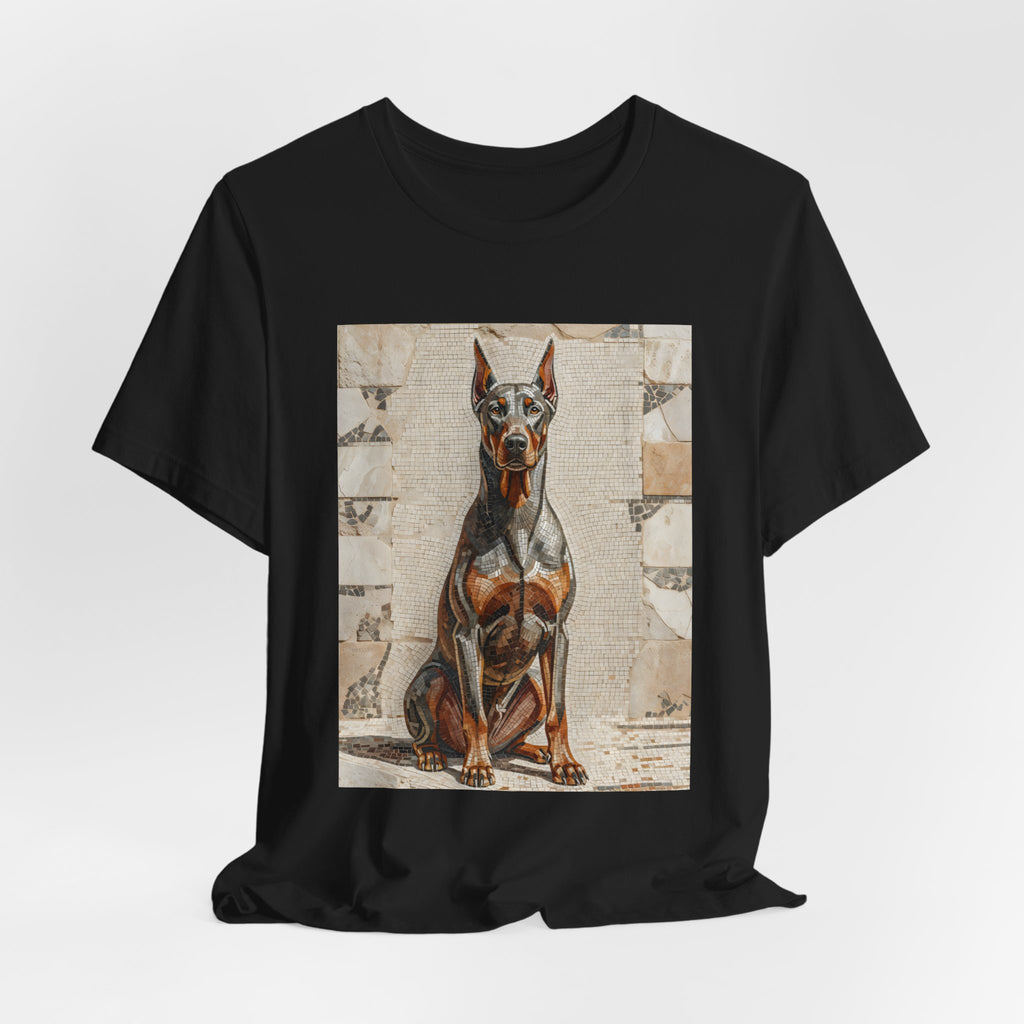Doberman Pinscher T Shirt | Living Work of Art Collection | Mosaic Style