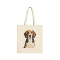 Beagle Tote Bag | Living Work of Art Collection | Pointillism Style