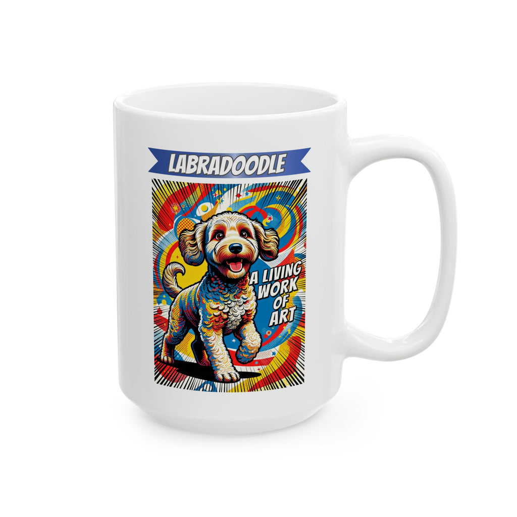 Labradoodle Coffee Mug | Living Work of Art Collection | Pop Art