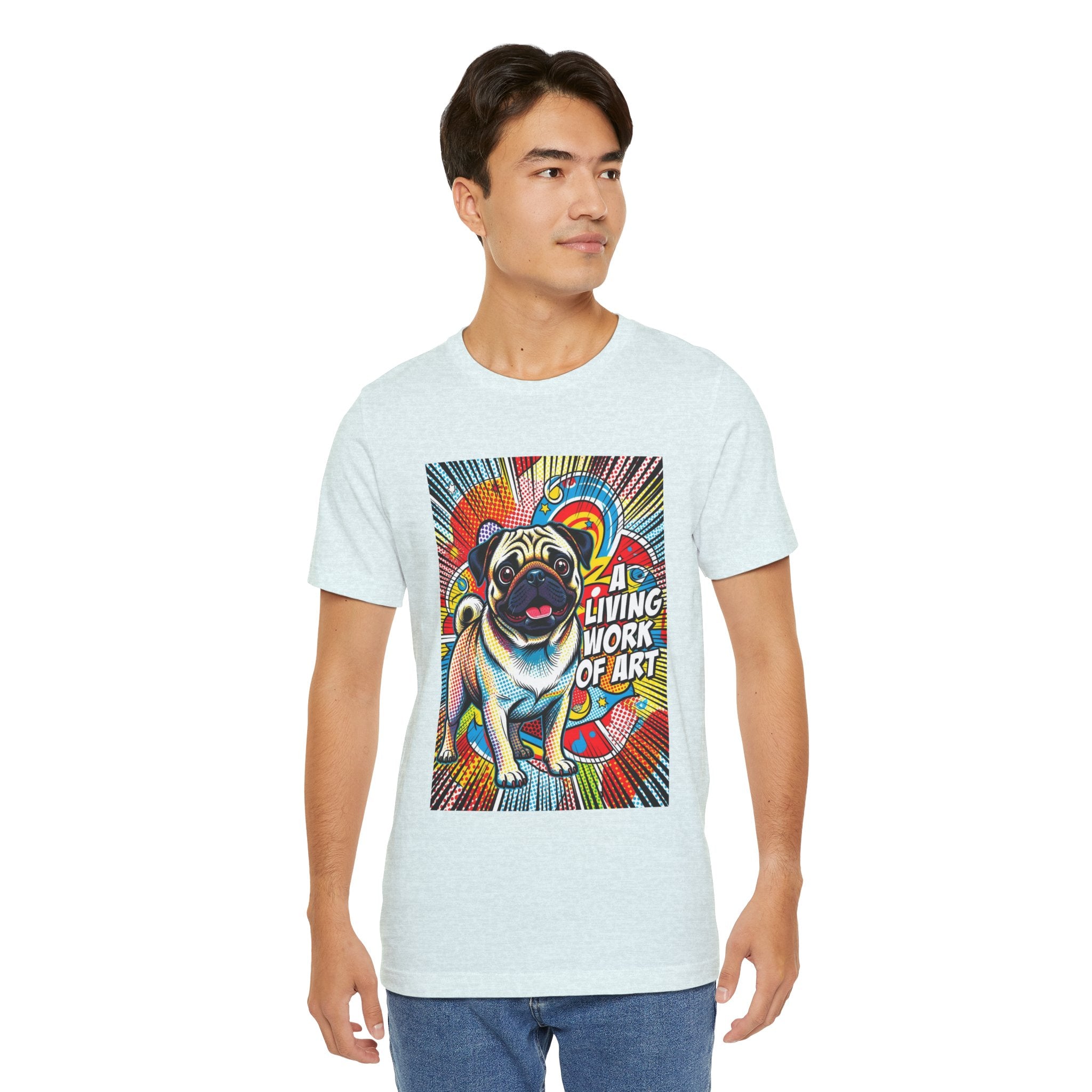 Pug T Shirt | Living Work of Art Collection | Pop Art
