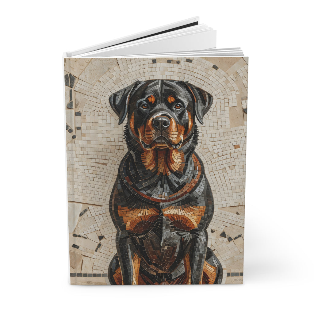 Rottweiler Notebook | Living Work of Art Collection | Mosaic Style