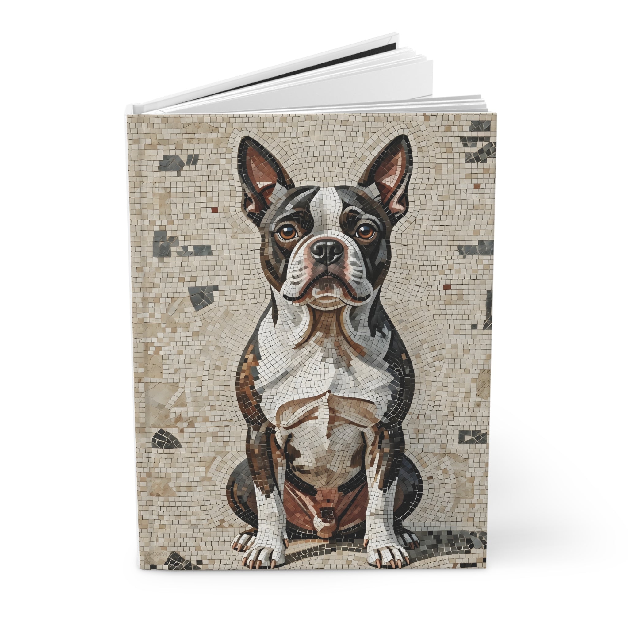 Boston Terrier Notebook | Living Work of Art Collection | Mosaic Style