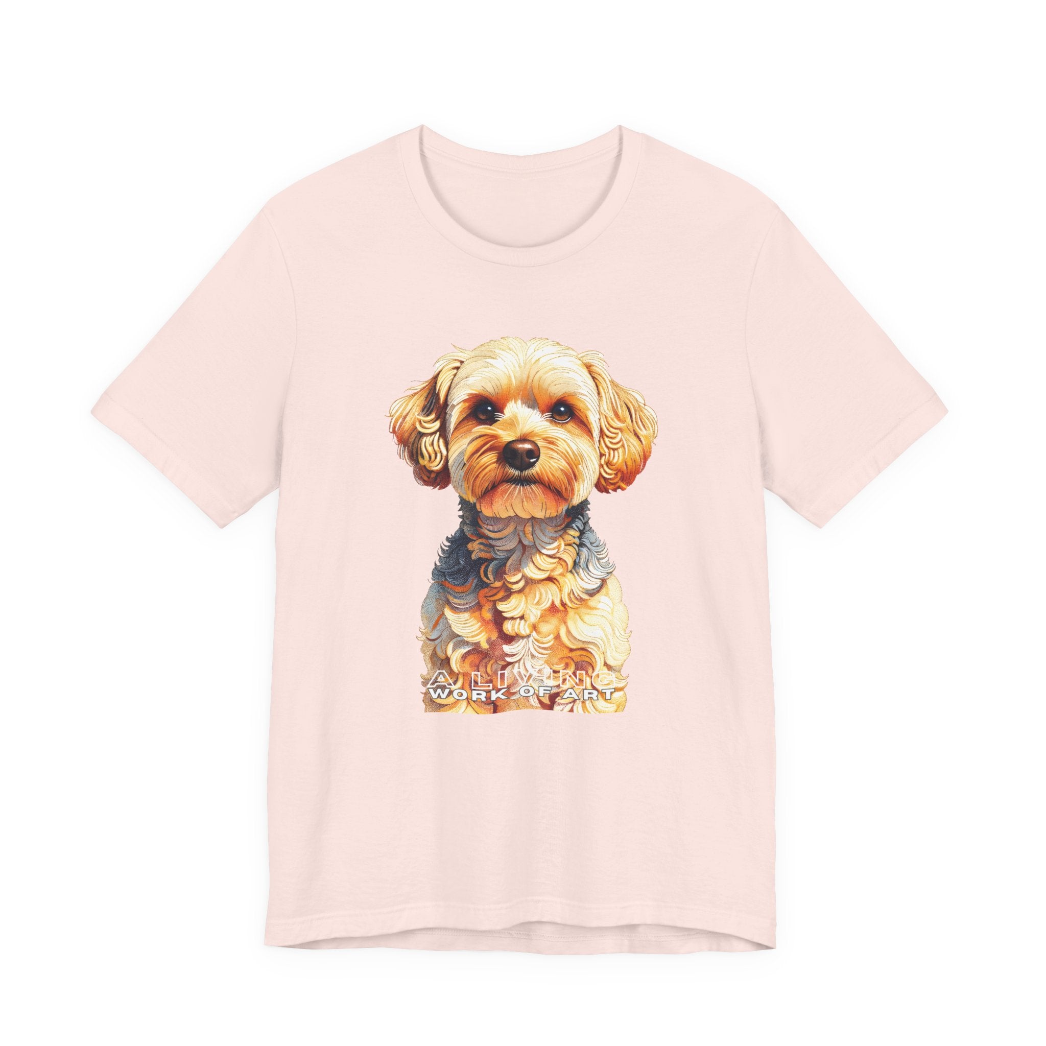 Yorkipoo T Shirt | Living Work of Art Collection | Pointillism Style