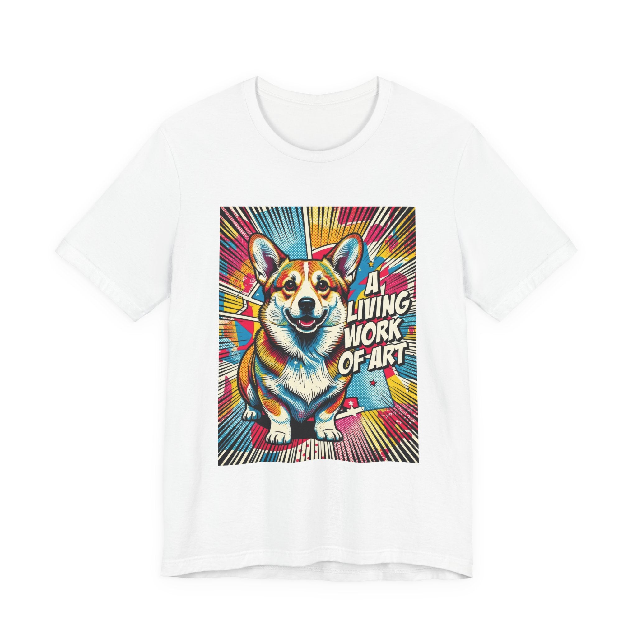 Corgi T Shirt | Living Work of Art Collection | Pop Art