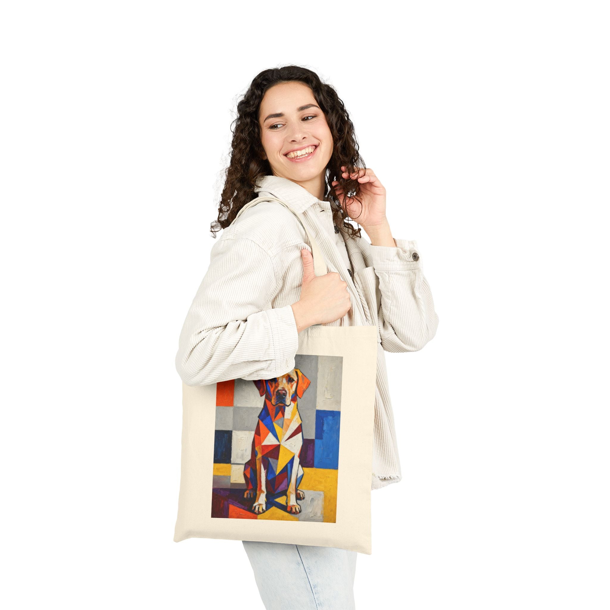 Labrador Retriever Tote Bag | Living Work of Art Collection | Cubist Style
