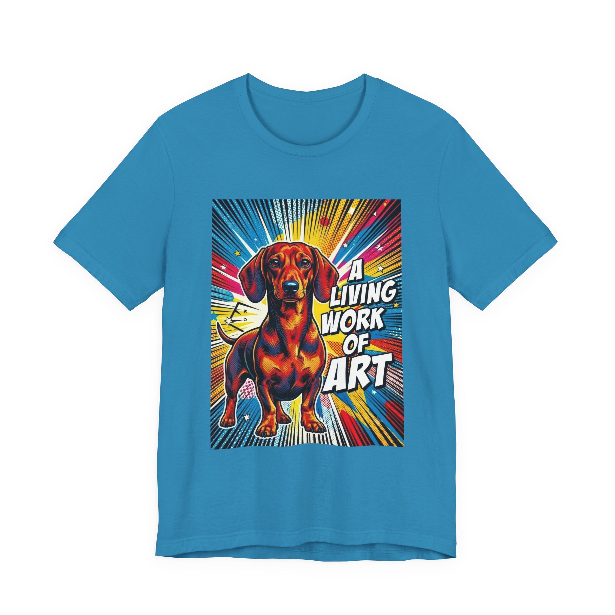 Dachshund T Shirt | Living Work of Art Collection | Pop Art