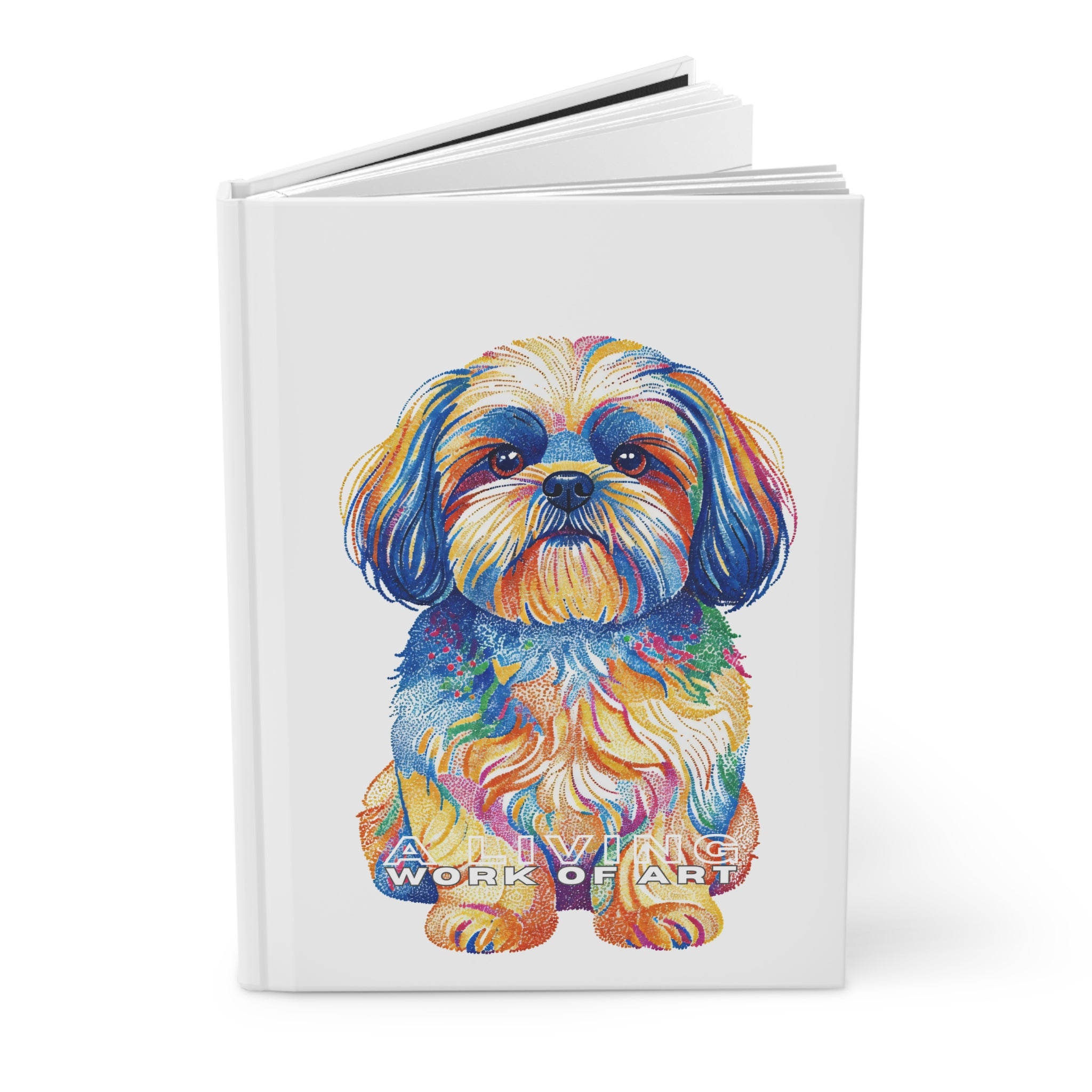 Shih Tzu Notebook | Living Work of Art Collection | Pointillism Style