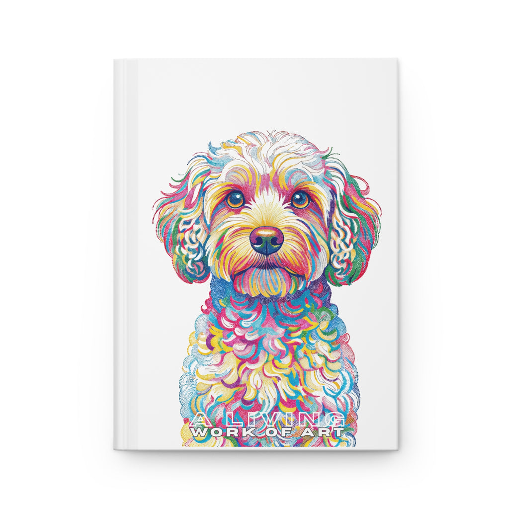 Cavapoo Notebook | Living Work of Art Collection | Pointillism Style