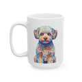 Maltipoo Coffee Mug | Living Work of Art Collection | Pointillism Style