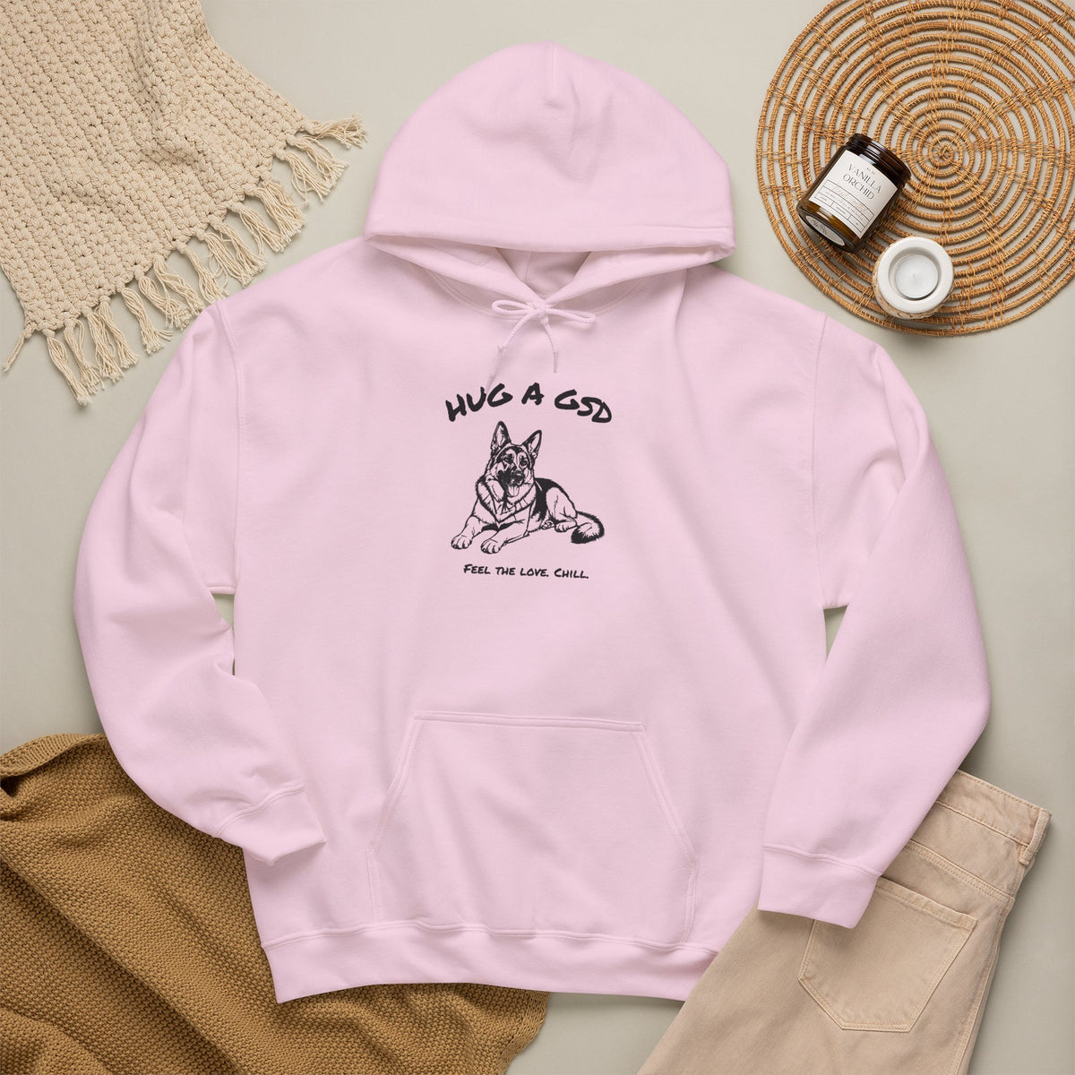 German Shepherd Hoodie | Hug a GSD