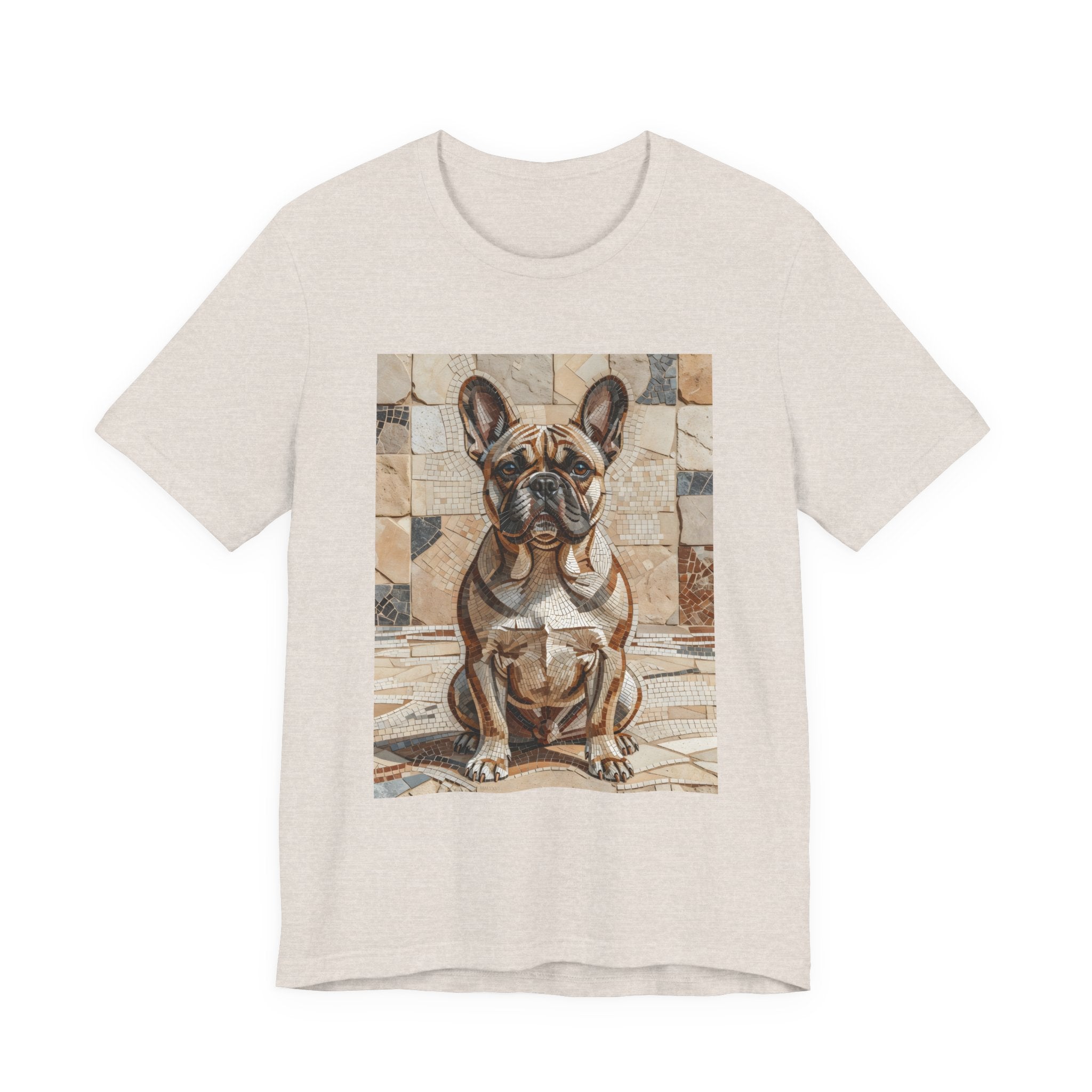 French Bulldog T Shirt | Living Work of Art Collection | Mosaic Style