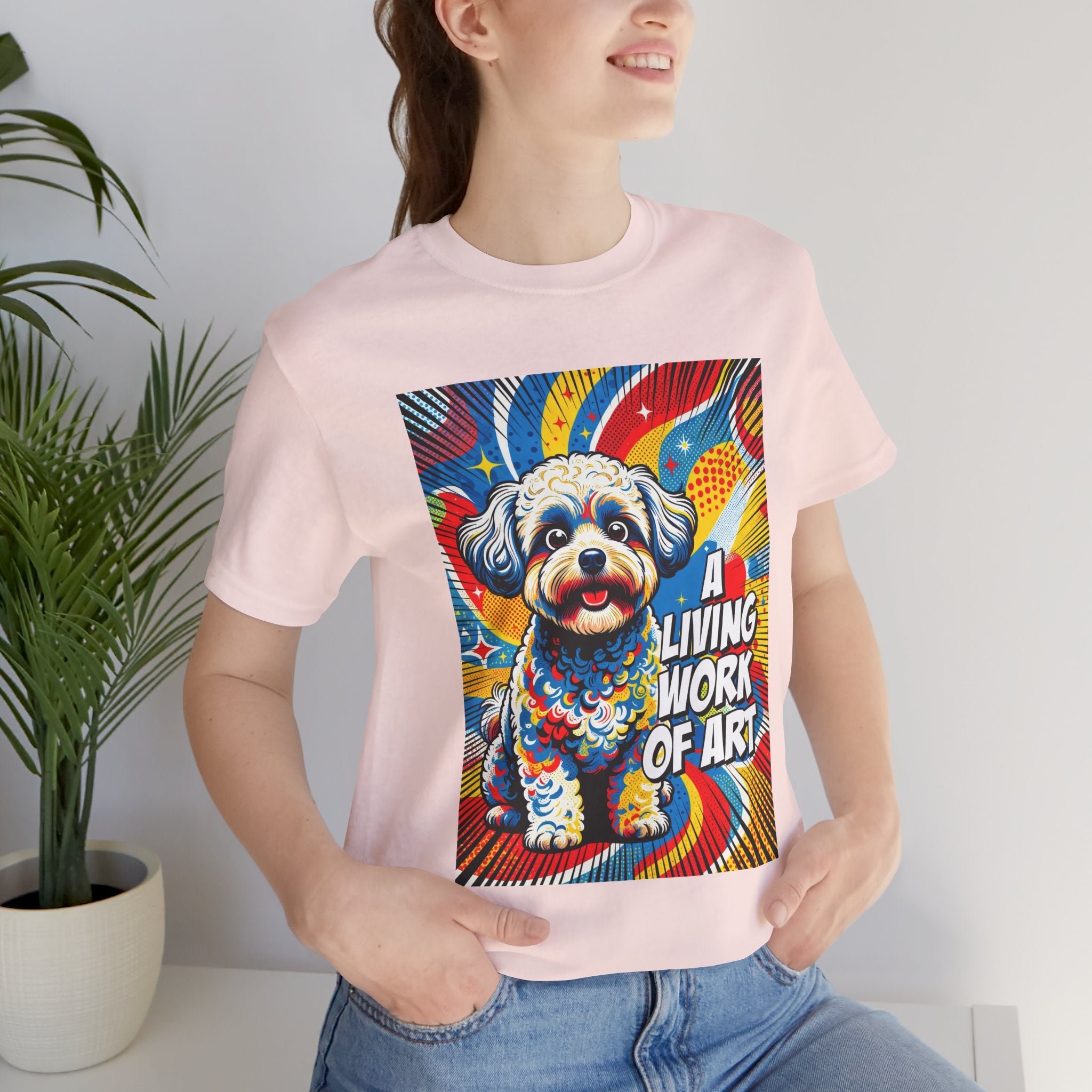 Shih-Poo T Shirt | Living Work of Art Collection | Pop Art