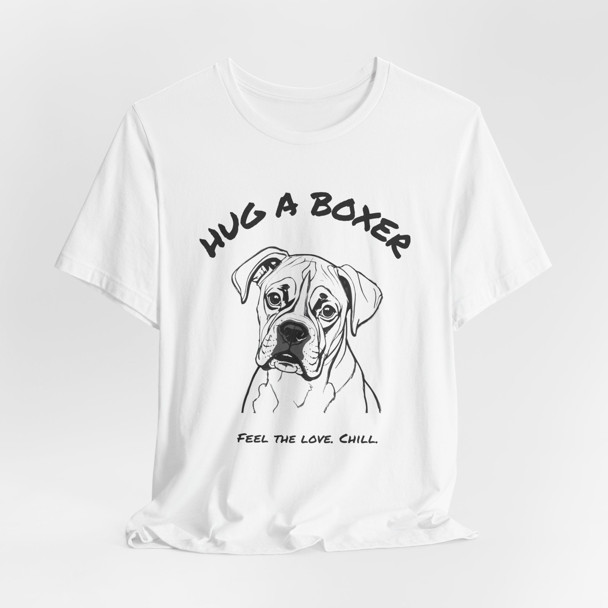 Boxer T Shirt | Hug a Boxer