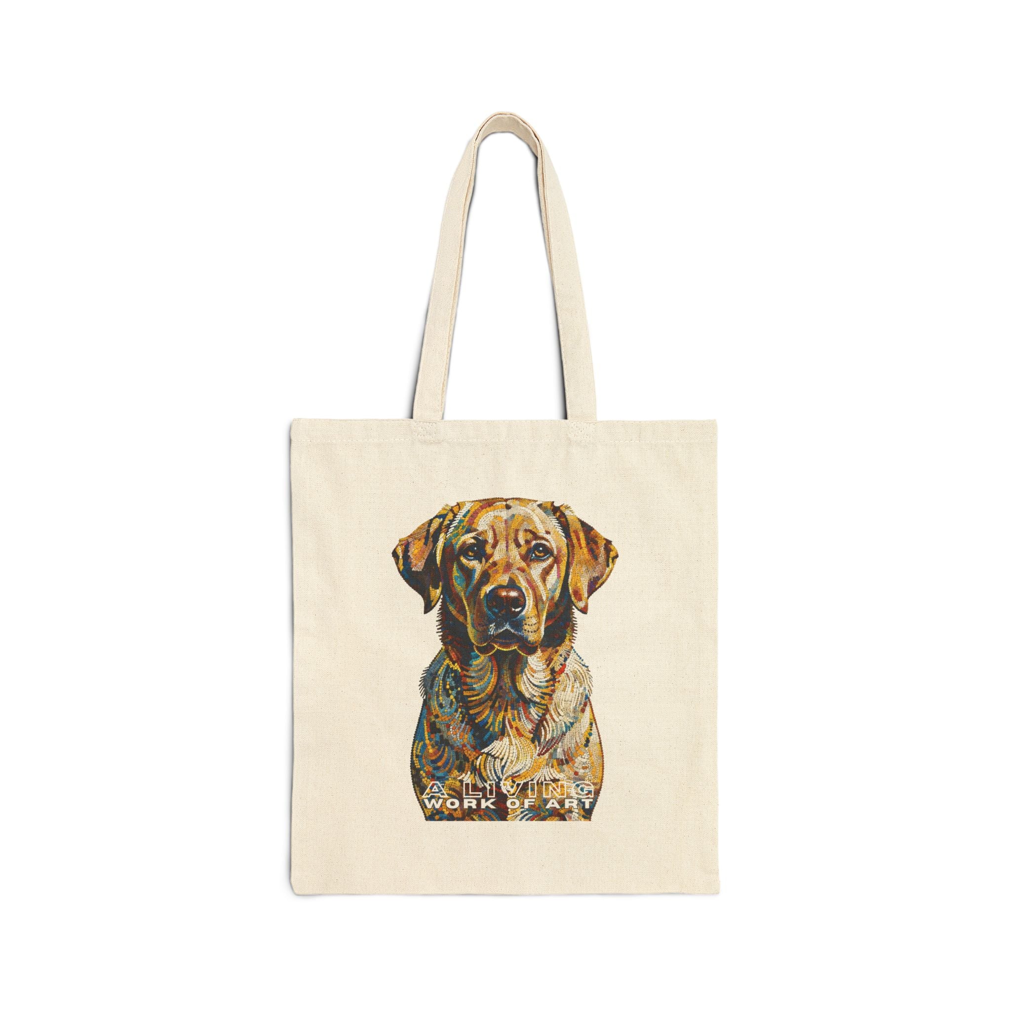 Labrador Retriever Tote Bag | Living Work of Art Collection | Pointillism Style