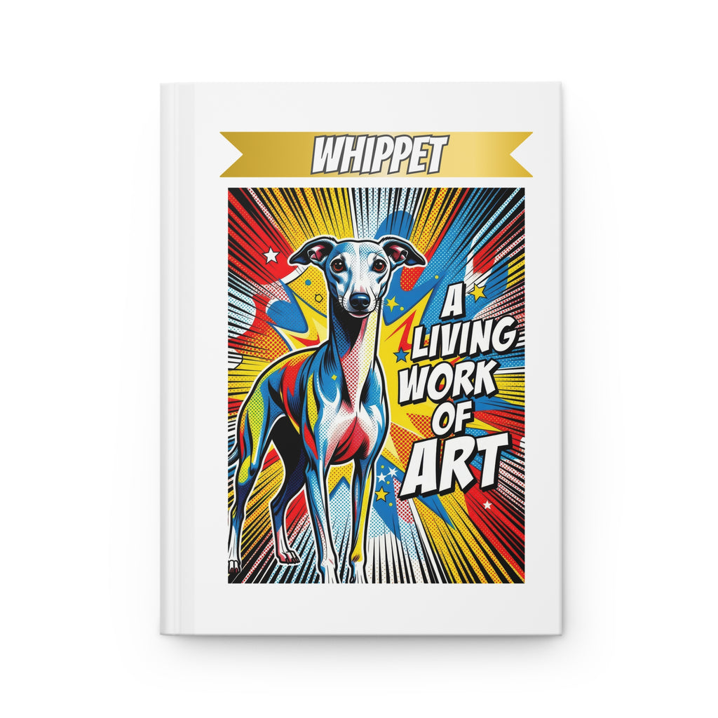 Whippet Notebook | Living Work of Art Collection | Pop Art