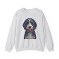 Bernedoodle Sweatshirt | Living Work of Art Collection | Pointillism Style