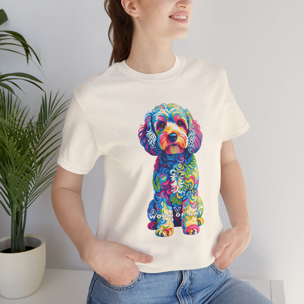 Cockapoo T Shirt | Living Work of Art Collection | Pointillism Style